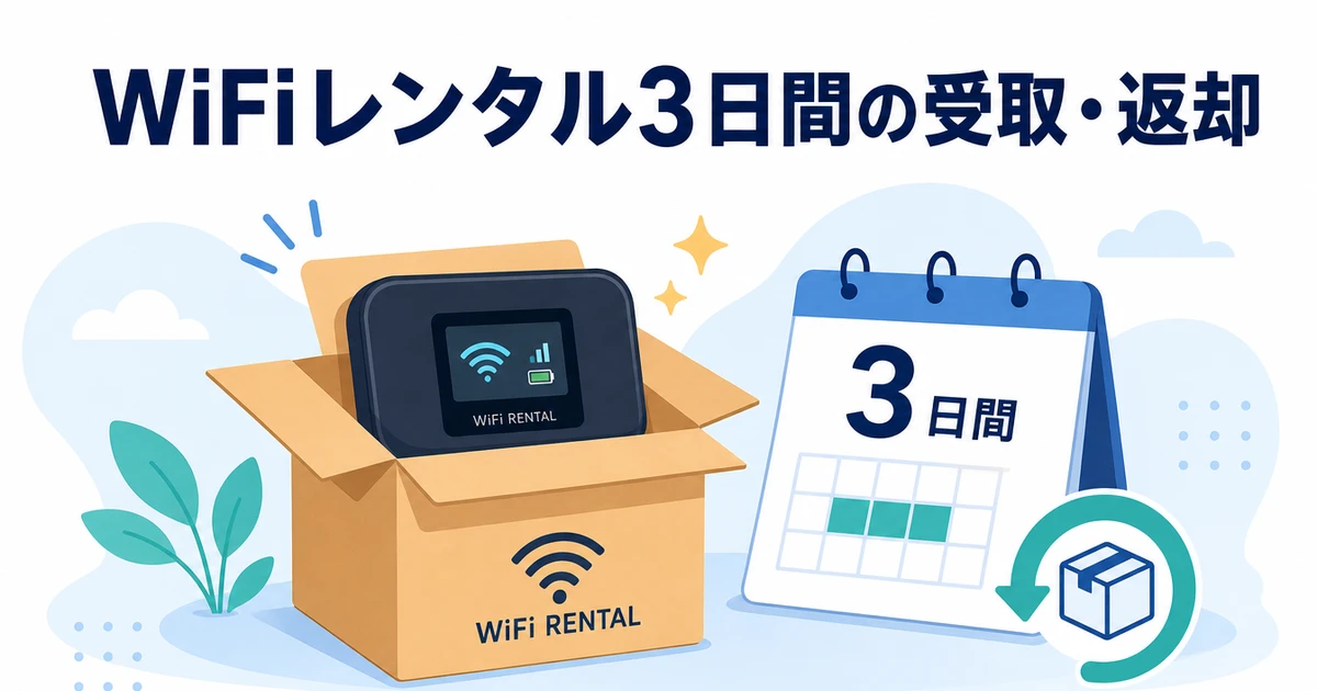 WiFi レンタル 3日間